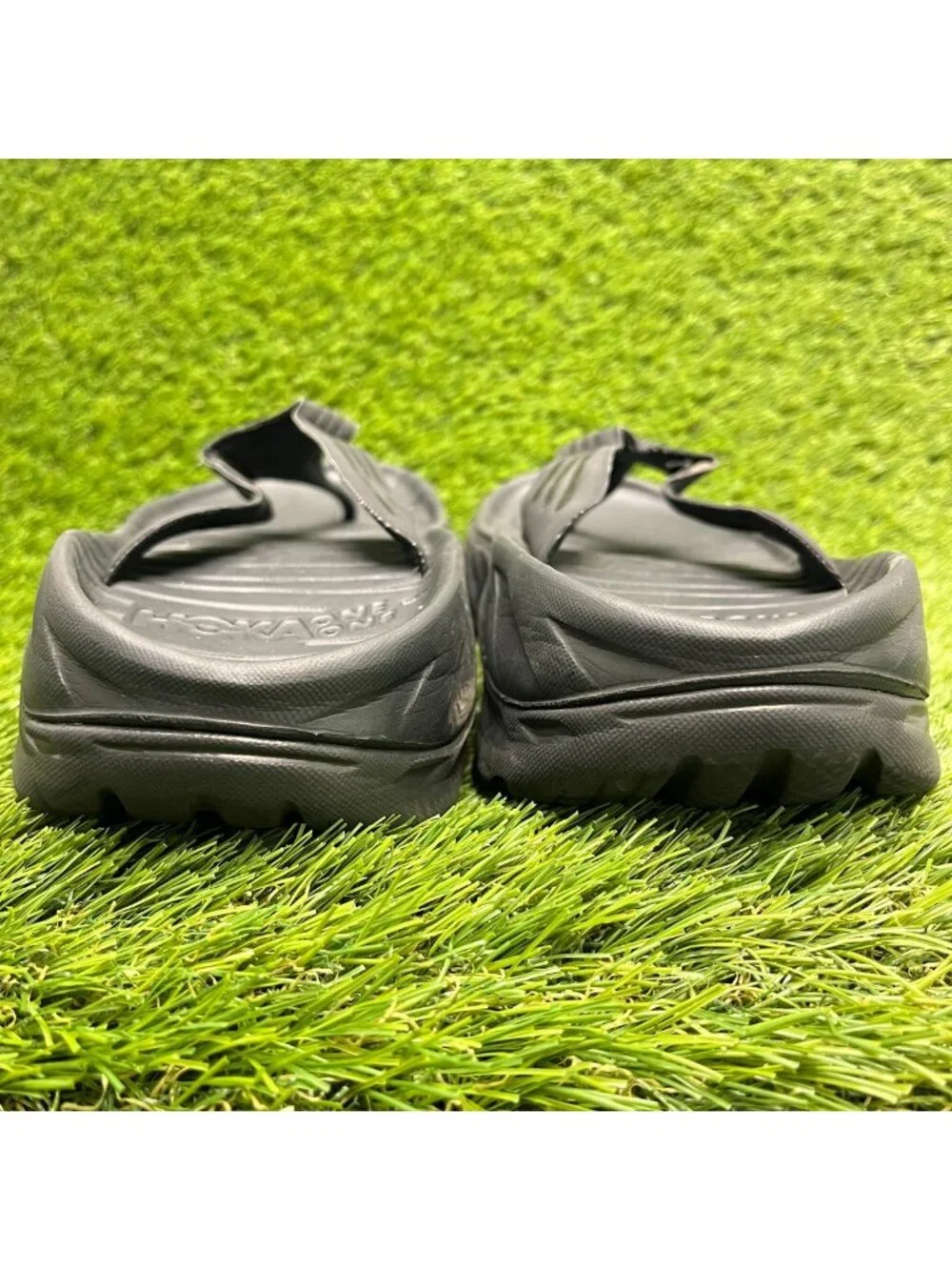 Hoka One One Ora Recovery Flip Mens Size 12 Black Beach Outdoor Thong Sandals